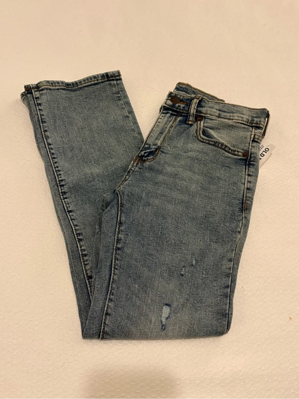 Old Navy Denim Blue Jeans Straight NWT Kids Boys SIZE 12